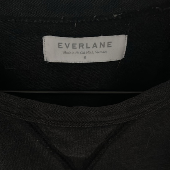 Everlane crewneck sweatshirt in black - Picture 2 of 4